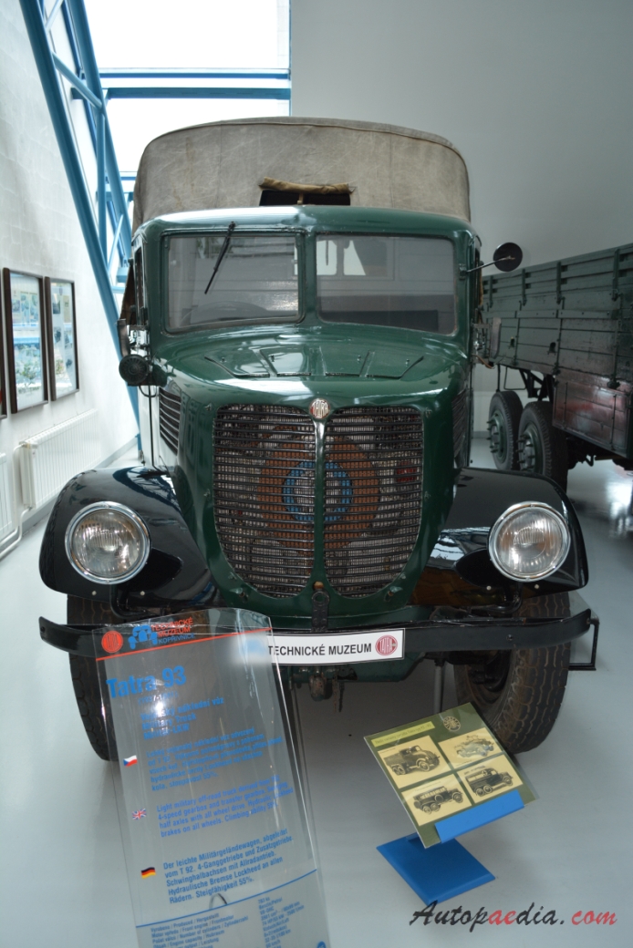 Tatra 93 1937-1941 (ciężarówka), przód