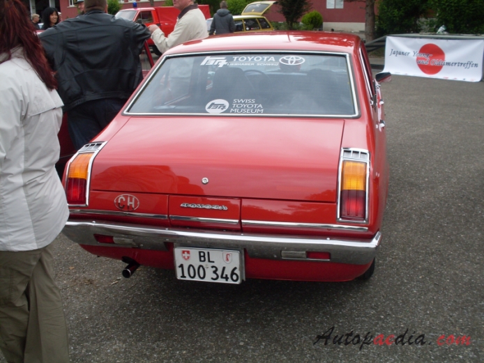 Toyota Carina 1st generation (A10) 1970-1977 (1972 2T 1600 sedan 4d), rear view