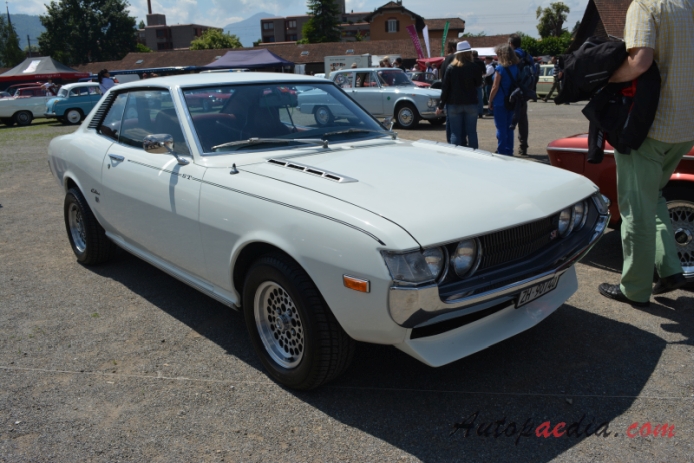 Toyota Celica 1st generation (A20, A35 Series) 1970-1977 (1970-1972 ST 1600 hardtop 2d), right front view
