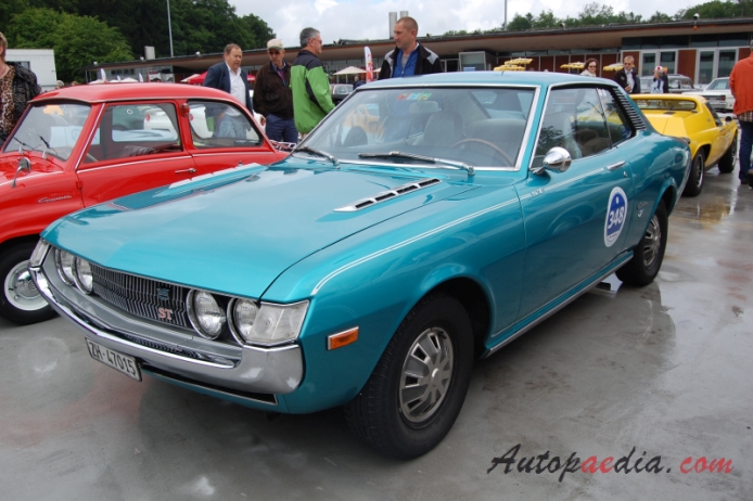 Toyota Celica 1st generation (A20, A35 Series) 1970-1977 (1971 ST 1600 hardtop 2d), left front view