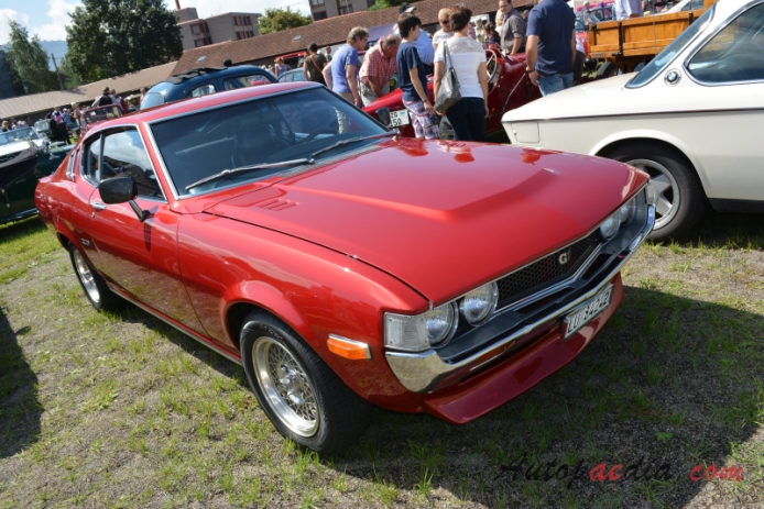 Toyota Celica 1st generation (A20, A35 Series) 1970-1977 (1976-1977 GT 2000 liftback 3d), right front view