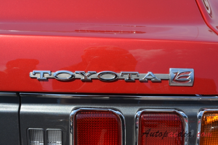 Toyota Celica 1st generation (A20, A35 Series) 1970-1977 (1976-1977 GT 2000 liftback 3d), rear emblem  