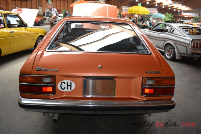 Toyota Celica 2nd generation (A40) 1977-1981 (1977 Series A GT 2000 liftback 3d), rear view