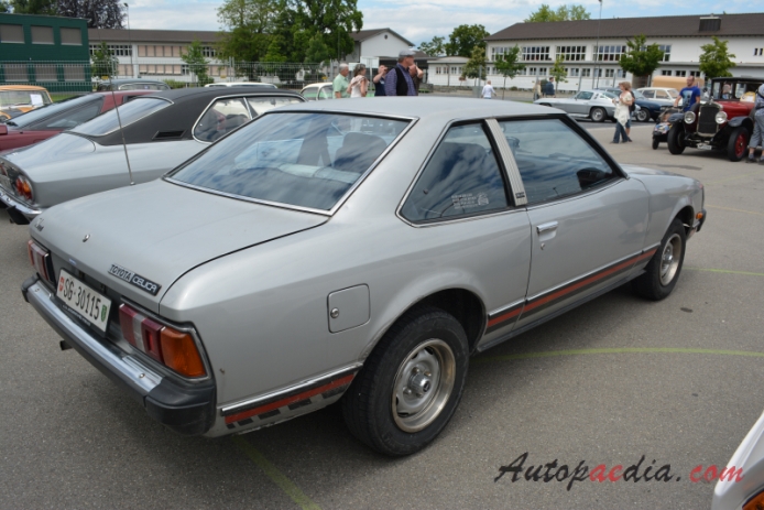 Toyota Celica 2nd generation (A40) 1977-1981 (1979-1981 Series B ST Coupé 2d), right rear view