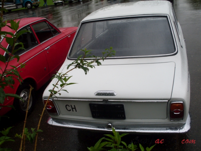 Toyota Corolla 1st generation 1966-1970 (1969 KE11 sedan 2d), rear view