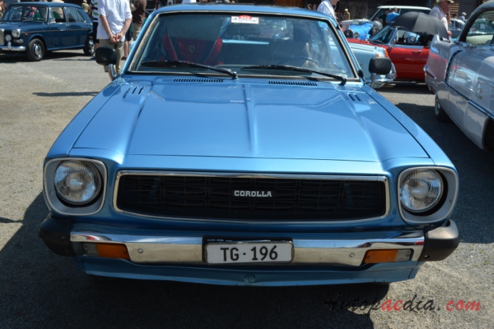Toyota Corolla 3rd generation 1974-1981 (1977-1979 Corolla Super Liftback 3d), front view