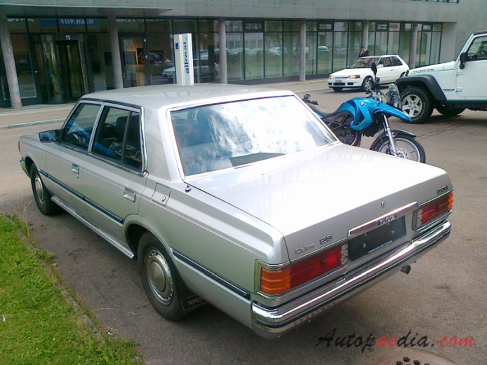 Toyota Crown 6th generation (S110) 1979-1983 (1979-1981 2.8L sedan 4d),  left rear view