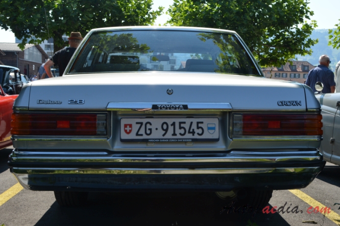Toyota Crown 6th generation (S110) 1979-1983 (1980 2.8i DeLuxe sedan 4d), rear view
