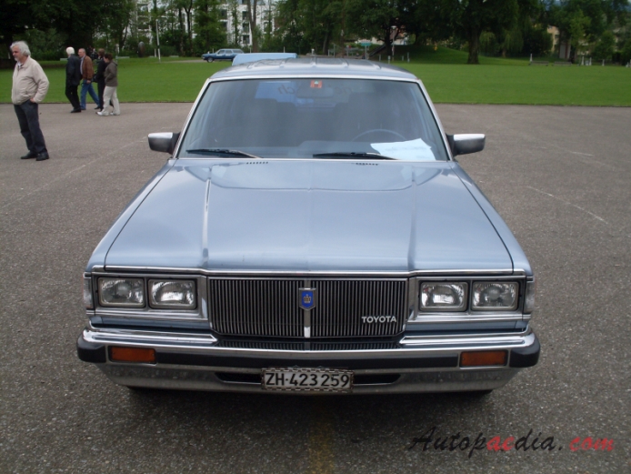 Toyota Crown 6th generation (S110) 1979-1983 (1981 MS112 2.8L station wagon), front view