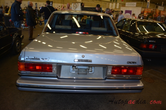 Toyota Crown 7. generacja (S120) 1983-1987 (1983 2.8i Super Saloon sedan 4d), tył