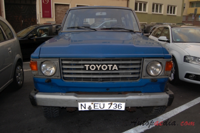 Toyota Land Cruiser 5th generation 60 series 1980-1990 (1987-1990 SUV 5d), front view