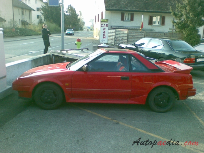 Toyota MR2 1st generation AW10, AW11 1984-1989, left side view