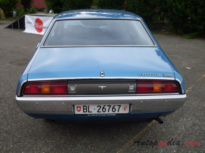 Toyota Mark II 2nd generation (Corona Mark II X10, X20 series) 1972-1976 (X10 sedan 4d), rear view