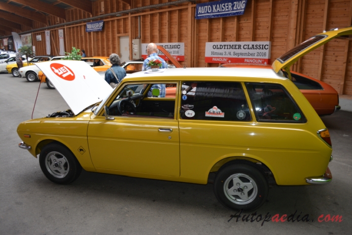Toyota Publica 3. generacja UP30, KP30 series 1969-1978 (1976 Copain wagon 3d), prawy bok
