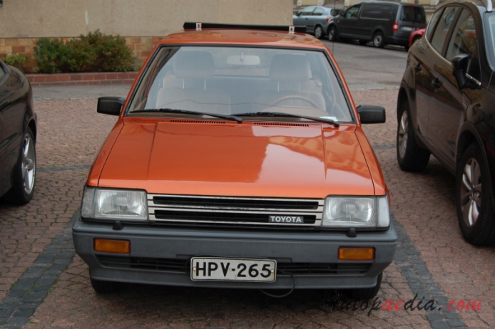 Toyota Tercel 2nd generation 1982-1986 (L20) (hatchback 3d), front view