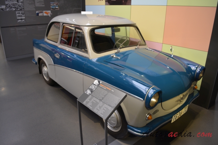Trabant P50 1957-1962 (1958 limuzyna 2d), prawy przód
