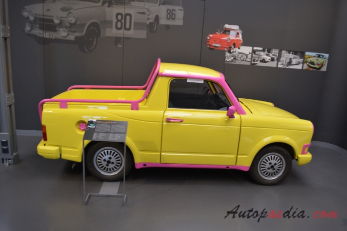 Trabant 1.1 Caro Pick Up 1989 (IVM München prototype saloon 2d), right side view