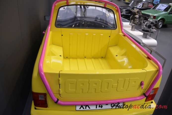 Trabant 1.1 Caro Pick Up 1989 (IVM München prototype saloon 2d), rear view
