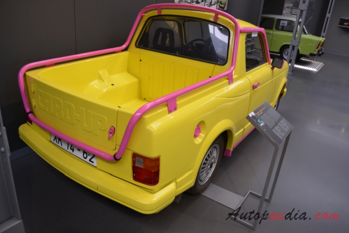 Trabant 1.1 Caro Pick Up 1989 (IVM München prototype saloon 2d), right rear view