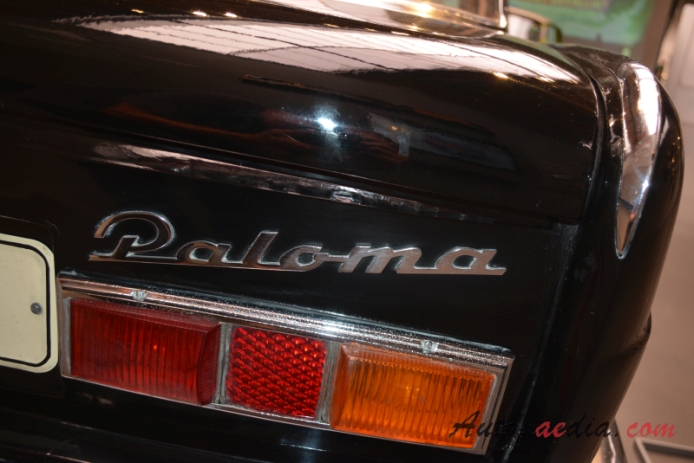 Trabant P 100 1961 (Paloma prototyp sedan 4d), emblemat tył 