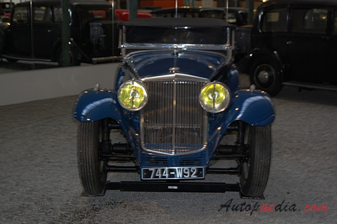 Tracta E1 1930 (cabriolet 2d), przód