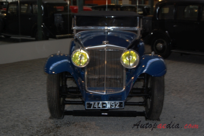 Tracta E1 1930 (cabriolet 2d), przód