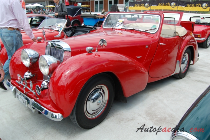 Triumph 1800 Roadster, Triumph 2000 Roadster 1946-1949 (1946 1800), lewy przód
