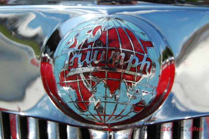 Triumph 1800 Roadster, Triumph 2000 Roadster 1946-1949 (1946 1800), emblemat przód 