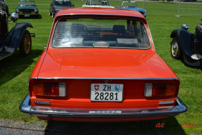 Triumph 2000 Mk2 1969-1977 (2000 TC seda, rear view