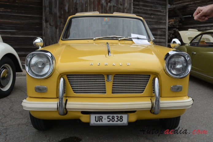 Triumph Herald 1959-1971 (1963 1200 convertible 2d), front view