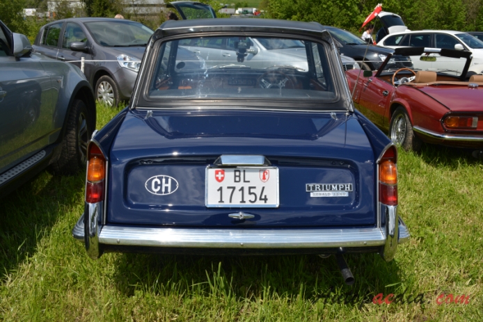 Triumph Herald 1959-1971 (1967-1971 13/60 sedan 2d), rear view