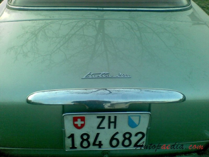 Trumph Italia 1959-1962, rear emblem  