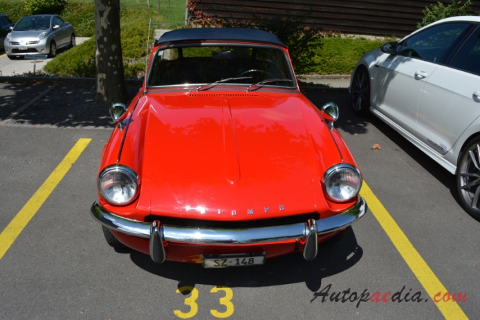 Triumph Spitfire Mark III 1967-1970, front view