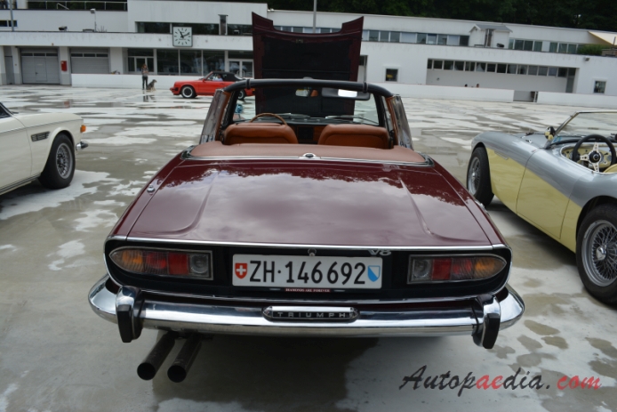 Triumph Stag 1970-1977 (1972 cabriolet 2d), rear view
