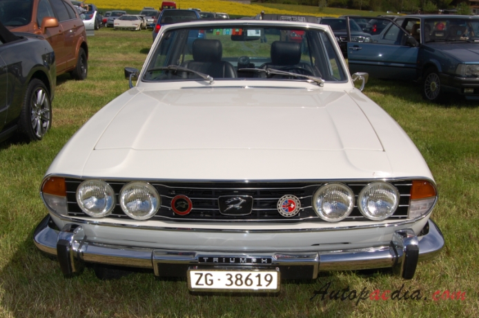 Triumph Stag 1970-1977 (1974-1977 Mk III cabriolet 2d), front view