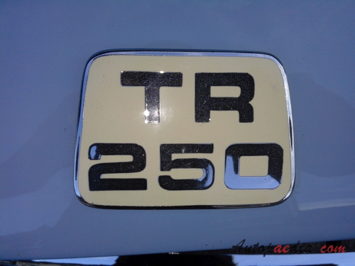Triumph TR250 1968, emblemat przód 