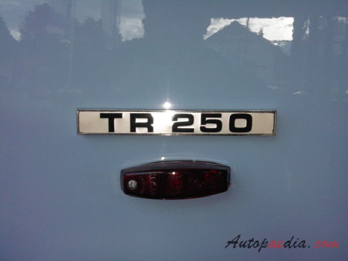 Triumph TR250 1968, emblemat bok 