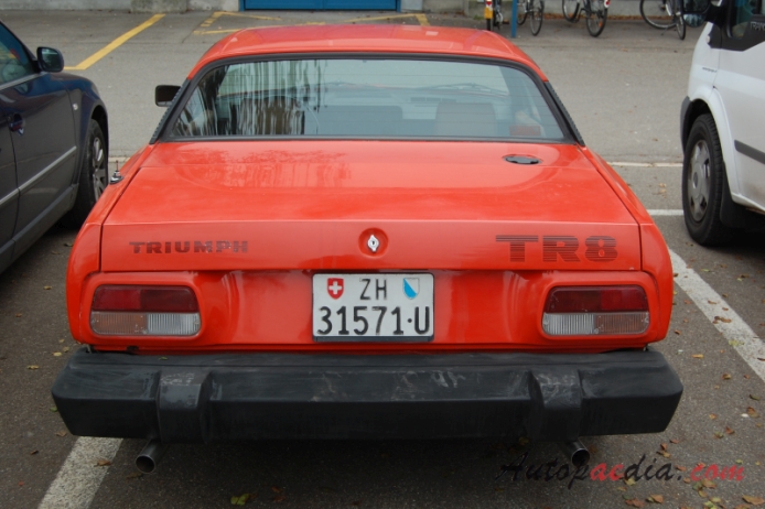 Triumph TR8 1980-1981 (Coupé 2d), rear view