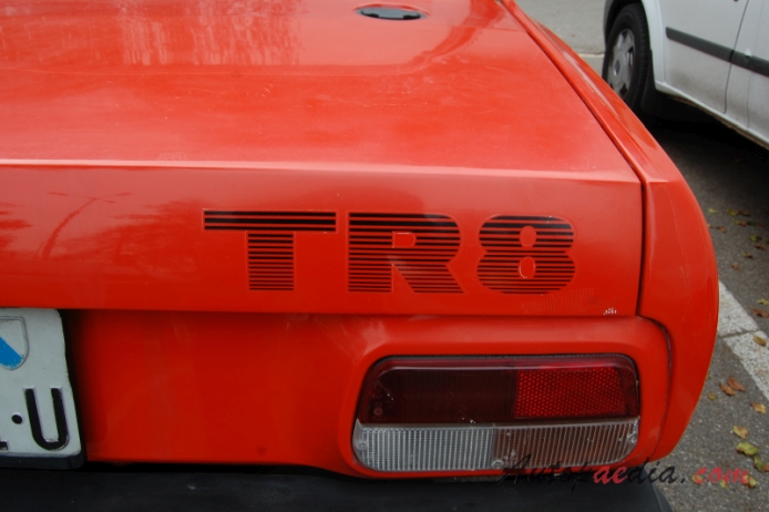 Triumph TR8 1980-1981 (Coupé 2d), rear emblem  