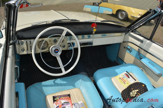 Chrysler Valiant 2. generacja 1963-1966 (1964 cabriolet 2d), wnętrze