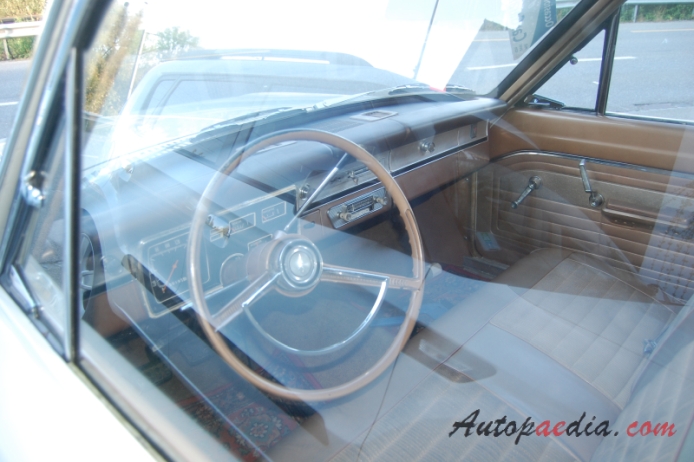Chrysler Valiant 2nd generation 1963-1966 (1966 V200 AP6 sedan 4d), interior
