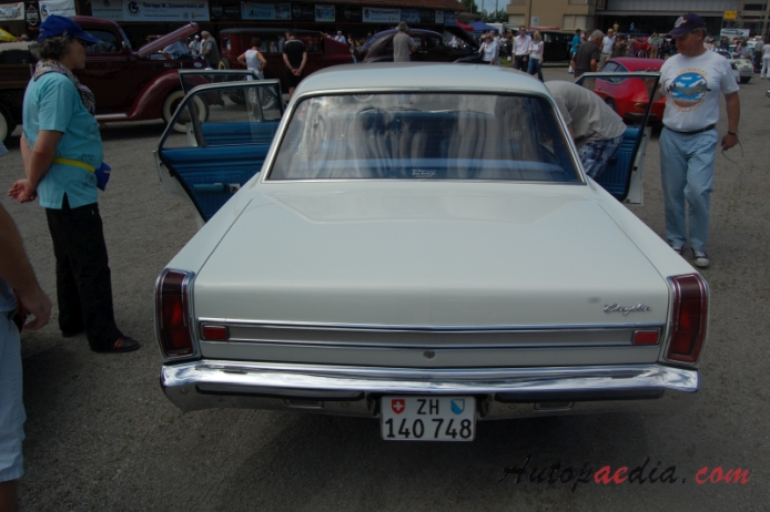 Chrysler Valiant 3rd generation 1967-1973 (1970 sedan 4d), rear view