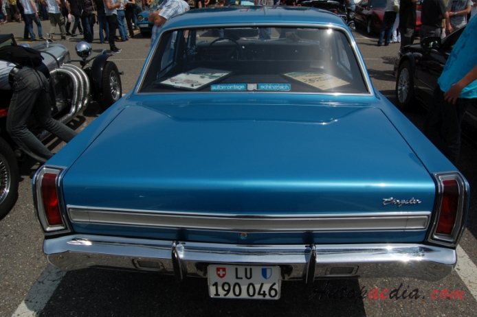 Chrysler Valiant 3rd generation 1967-1973 (1971-1972 sedan 4d), rear view