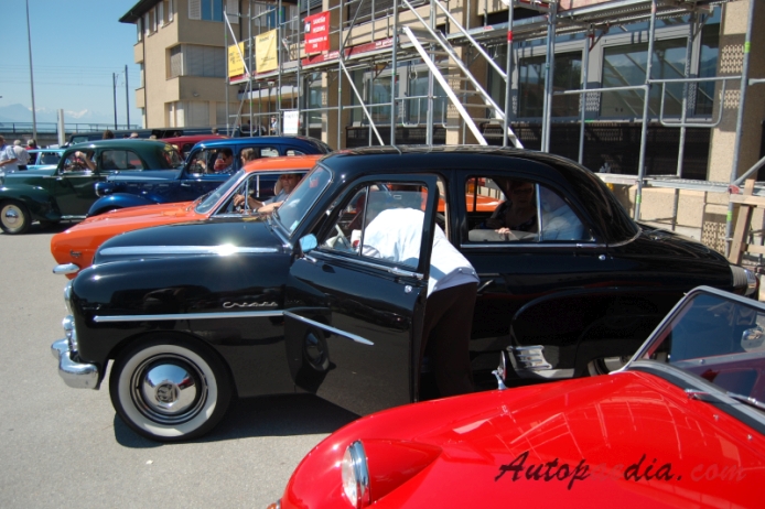 Vauxhall Cresta E 1954-1957 (sedan 4d), left side view