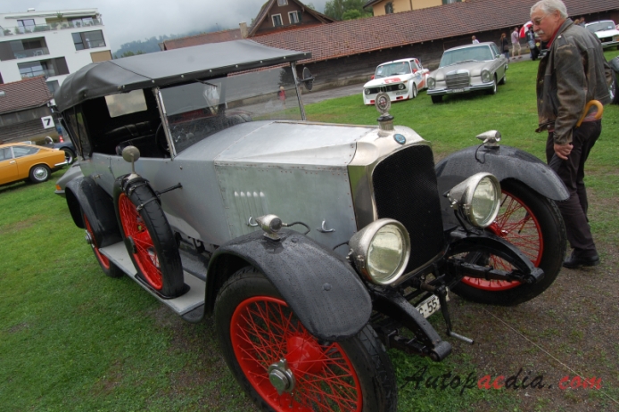 Vauxhall 30/98 1913-1927 (roadster 2d), prawy przód