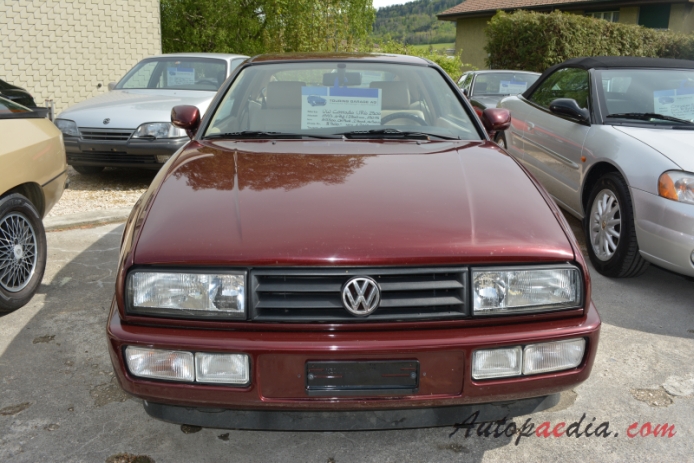 Volkswagen Corrado (Typ 53i) 1988-1995 (1993 VR6 2900 Coupé 3d), front view
