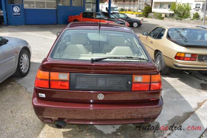 Volkswagen Corrado (Typ 53i) 1988-1995 (1993 VR6 2900 Coupé 3d), rear view