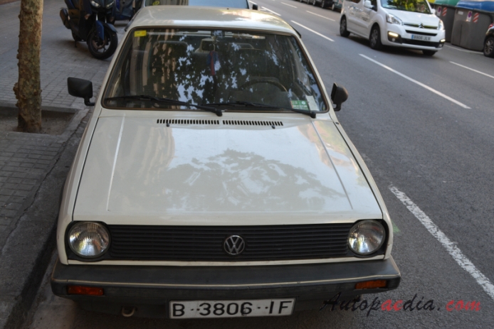 Volkswagen Derby II (Type 86C) 1981-1994 (1985-1990 VW Polo Classic CL sedan 2d), front view