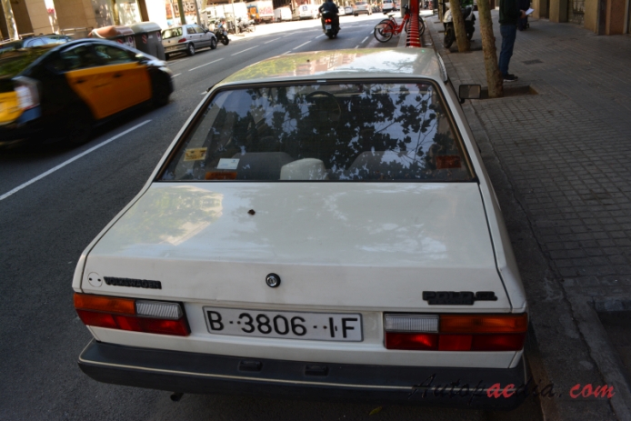Volkswagen Derby II (Type 86C) 1981-1994 (1985-1990 VW Polo Classic CL sedan 2d), rear view