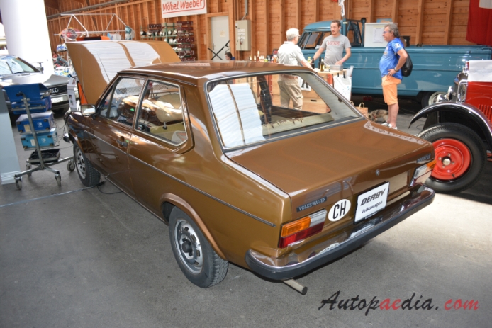 Volkswagen Derby I (Type 86) 1977-1981 (1977 VW Derby LS sedan 2d), lewy tył
